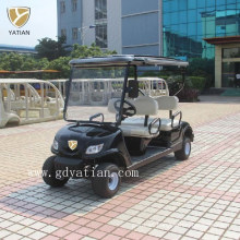 4 Seats off Road Battery Powered Classic Shuttle Electric Sightseeing Golf Cart for Wholesale